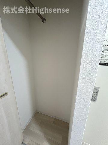 収納　たっぷりとした収納スペースです