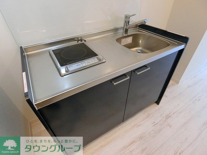 キッチン　お手入れ楽々IHクッキングヒーター♪