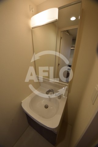 洗面設備　スプランディッド天王寺パークサイド　独立洗面台