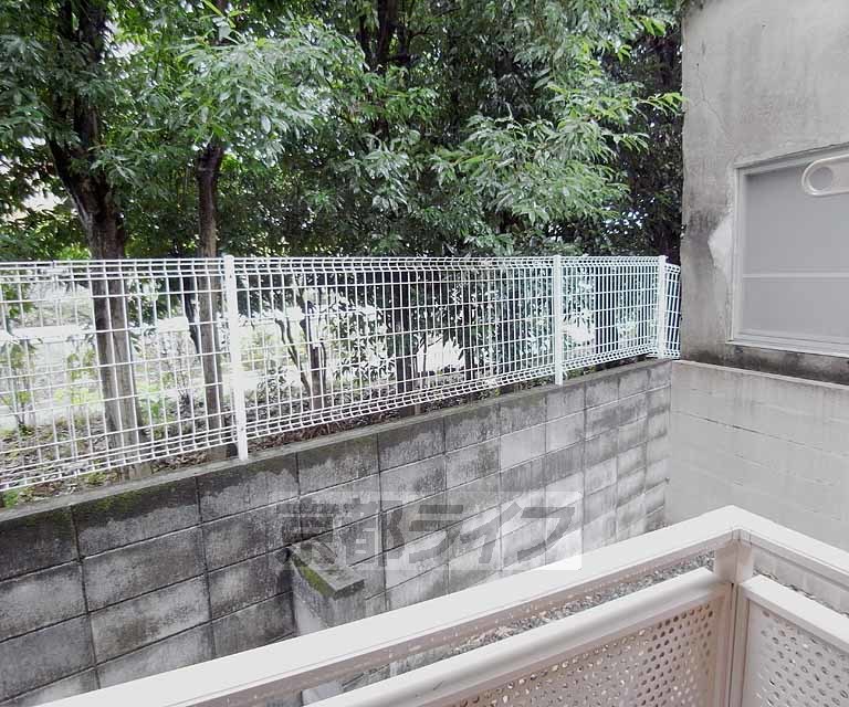 眺望　垣根がプライベートを守ってくれます