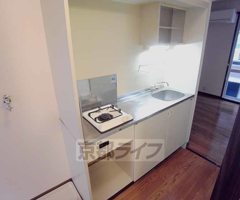 キッチン　１口ガスコンロ付きコンパクトキッチン