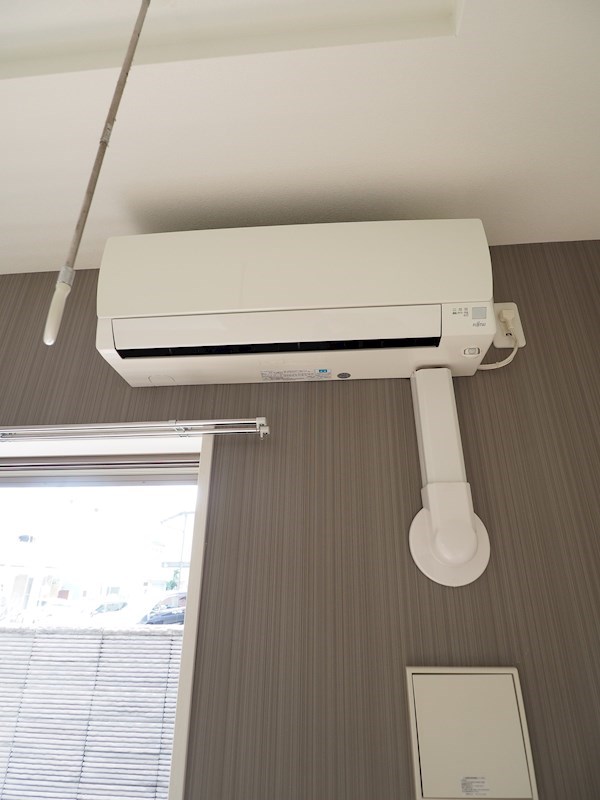 その他設備　エアコン付きで入居後すぐ快適。