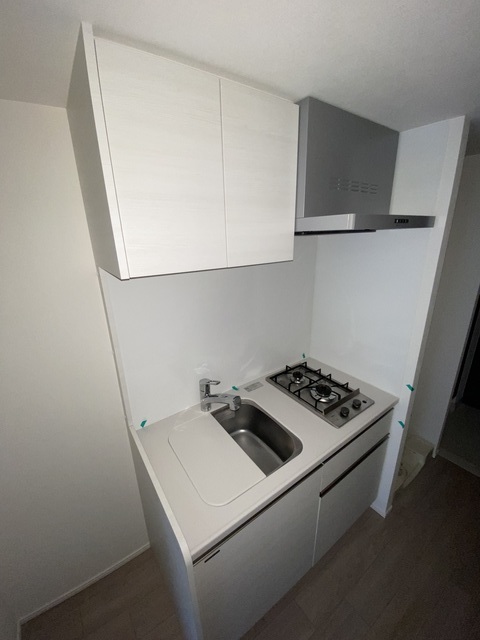 キッチン　２口ガスコンロ搭載。