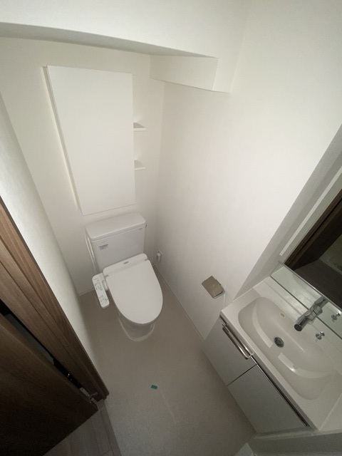 トイレ　ウォシュレット付きで清潔。