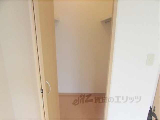 収納　ウォークインクローゼットです