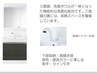 洗面設備　洗面（イメージ）