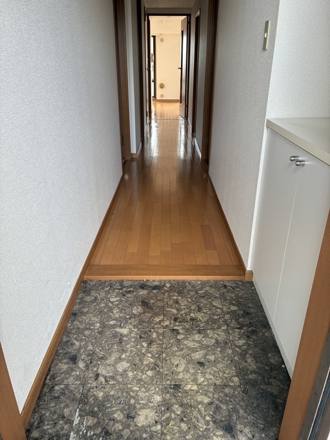 玄関　リフォーム前の写真です