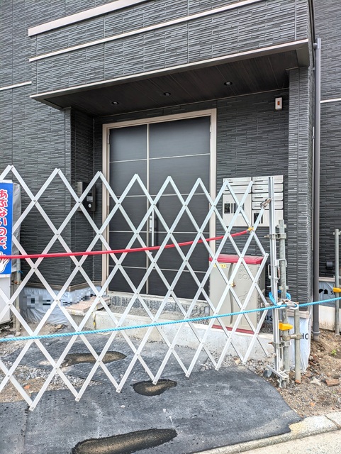エントランス　建築中