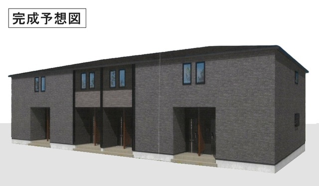 建物外観　建築中
