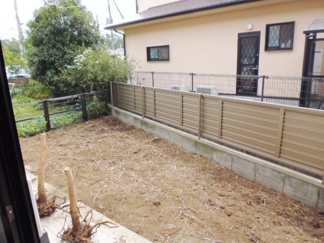 庭　１階には専用庭付いてます♪