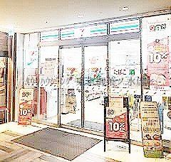 コンビニ　セブンイレブン神田淡路町ワテラス店（コンビニ）まで390m