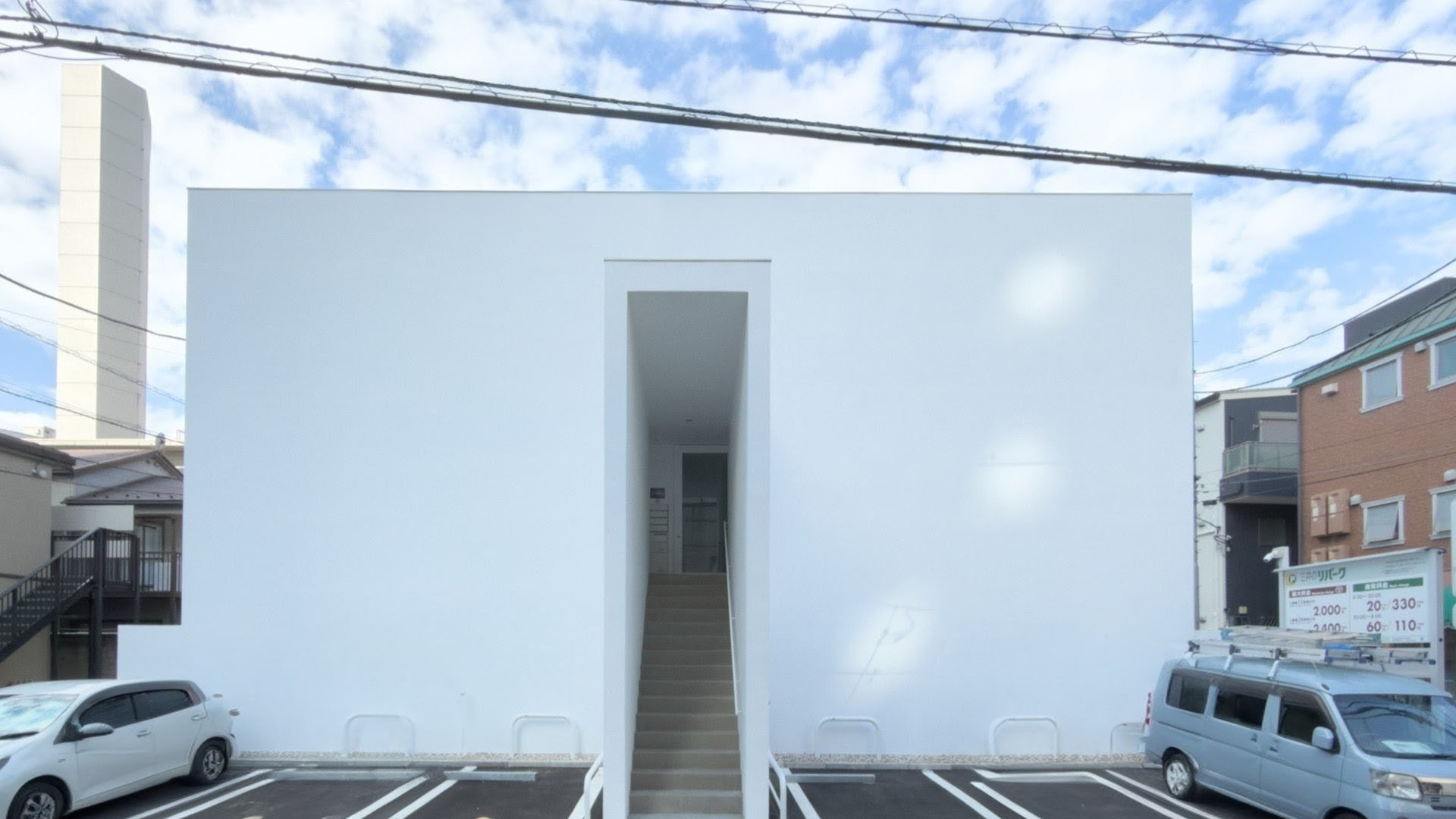 建物外観　人目を惹くスタイリッシュな外観