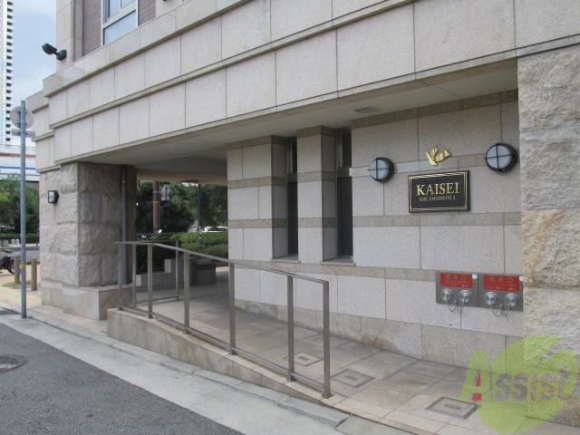 エントランス　さすが分譲マンションですね、、、
