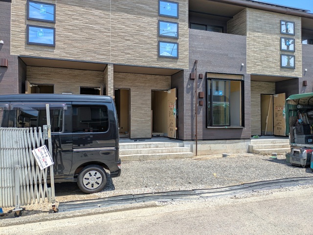 エントランス　建築中