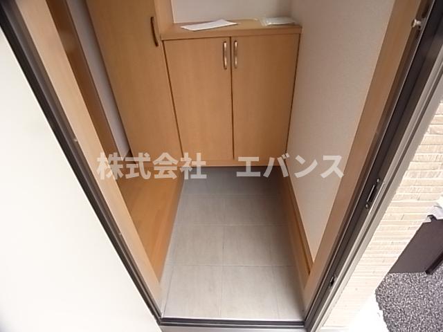 玄関　明るい玄関です