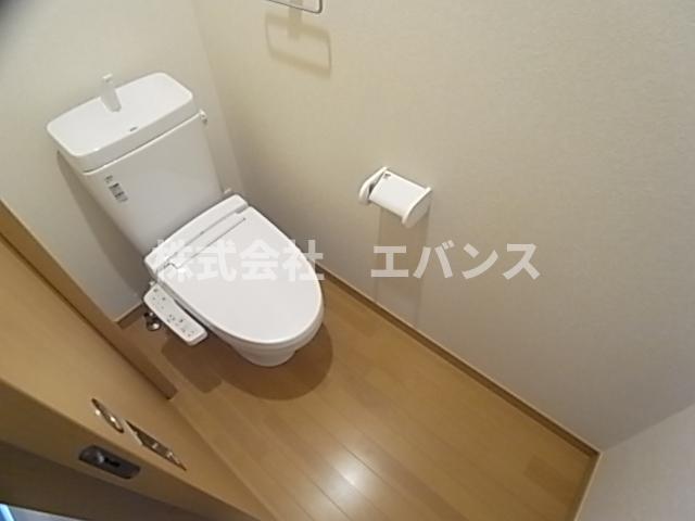 トイレ　ゆったりとした空間のトイレです