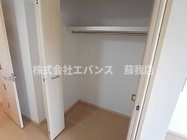 収納　収納のためのスペースです
