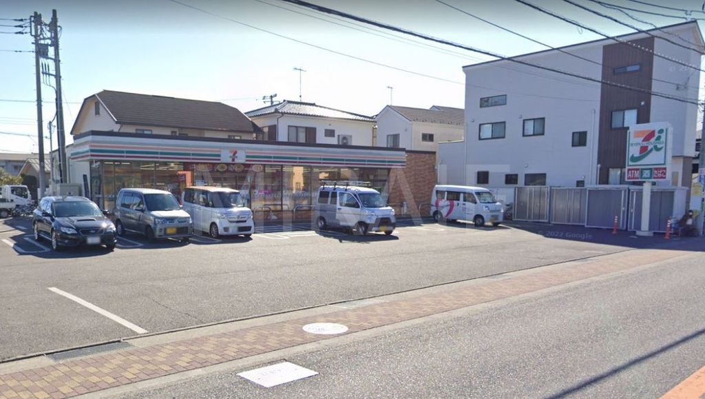 コンビニ　セブンイレブン茅ヶ崎美住町店（コンビニ）まで550m