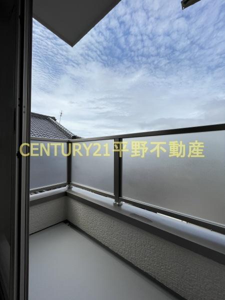バルコニー　同建設会社施工の別物件。※参考イメージ