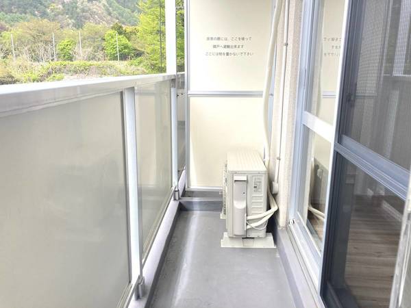 バルコニー　ビレッジハウスの同一物件・同一タイプの間取りの写真です