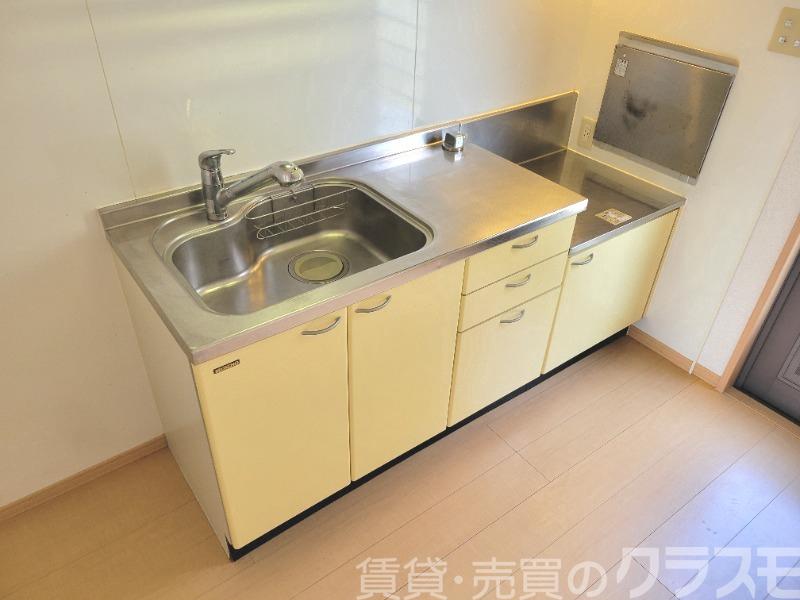 キッチン　ガスコンロ設置可♪