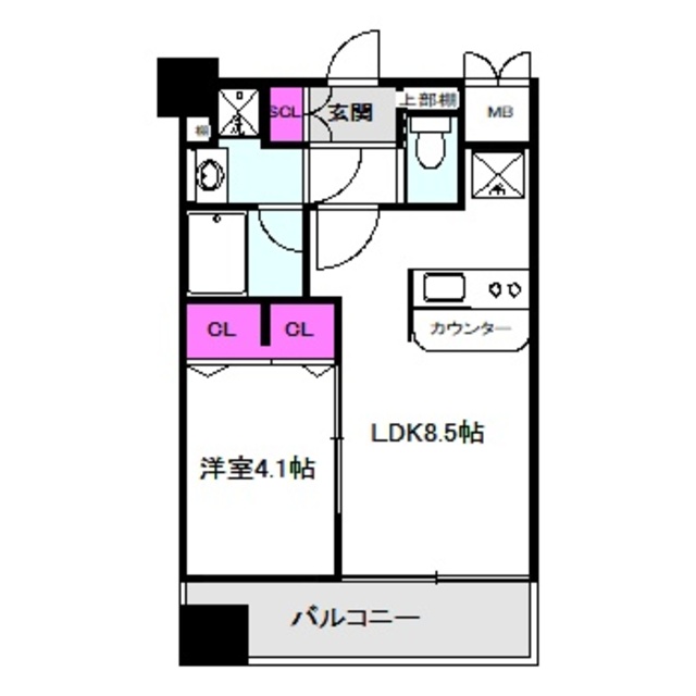 プレジオ城北の間取り写真