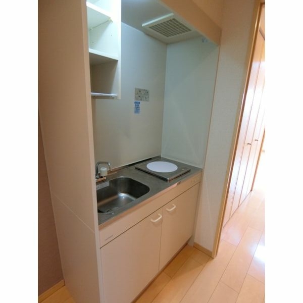 キッチン　室内写真は別部屋の写真です。
