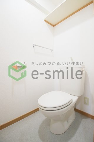 トイレ　ゆったりとした空間のトイレです