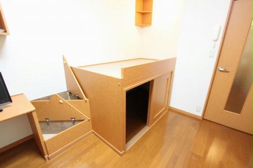 収納　ベッド下収納でお部屋がスッキリ片付きます。