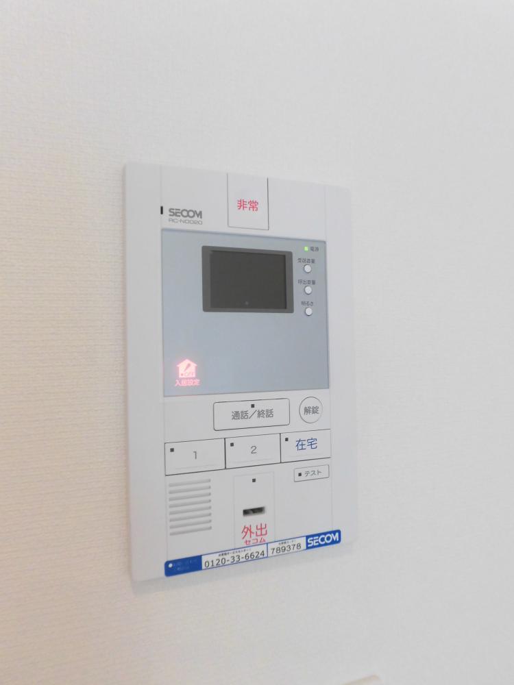 セキュリティ　来客者の顔が確認できるので安心です！