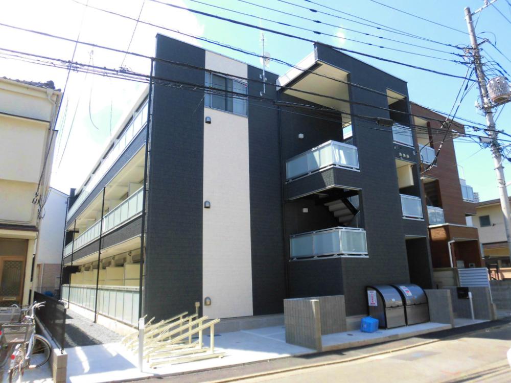 建物外観　セキュリティ設備充実の賃貸物件！