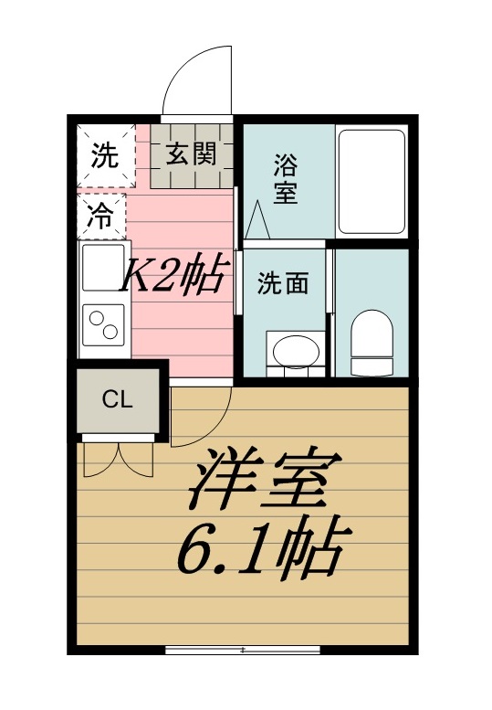 フォレストツインハウスIIB棟の間取り写真