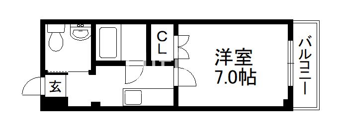 中之町ハイツの間取り写真