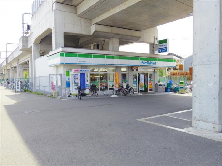コンビニ　ファミリーマート南田辺駅前店（コンビニ）まで428m