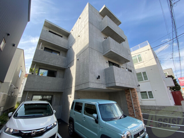 建物外観　札幌市豊平区平岸三条「仮）平岸３－１４新築」