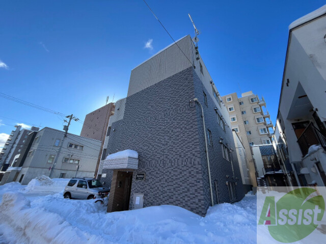 建物外観　札幌市北区北２１条西「アウローラ」