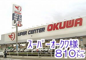 スーパー　スーパー　オークワ様（スーパー）まで810m
