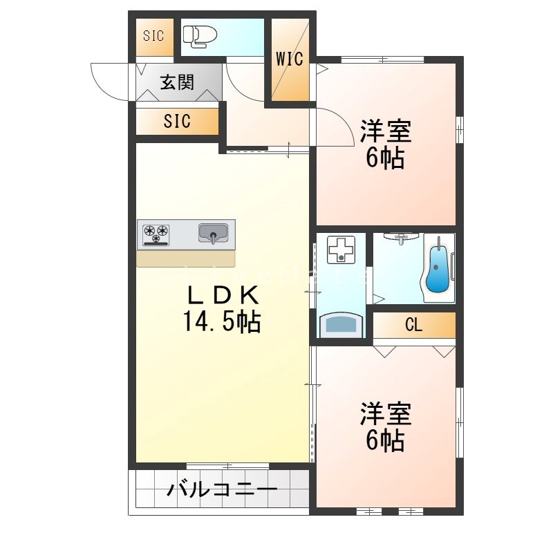 HK磯馴の間取り写真