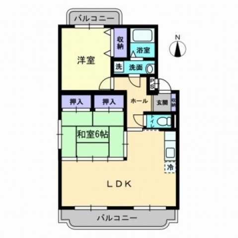 ボヌールの間取り写真