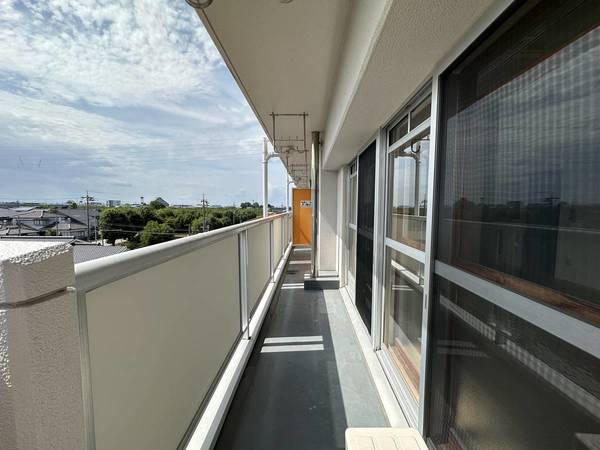バルコニー　ビレッジハウスの同一物件・同一タイプの間取りの写真です