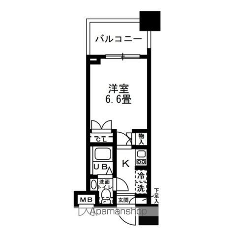 ＪＲ総武線快速 錦糸町駅 徒歩5分 13階建 築19年の間取り写真