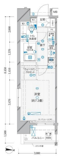 ルリオン豊洲ウォーターフロントの間取り写真