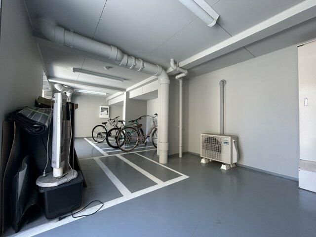駐車場　駐輪場です。