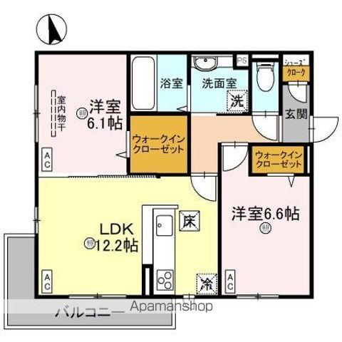 casa 二色浜の間取り写真