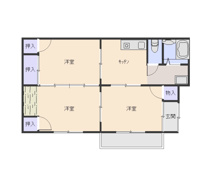 高信住宅 IIIの間取り写真