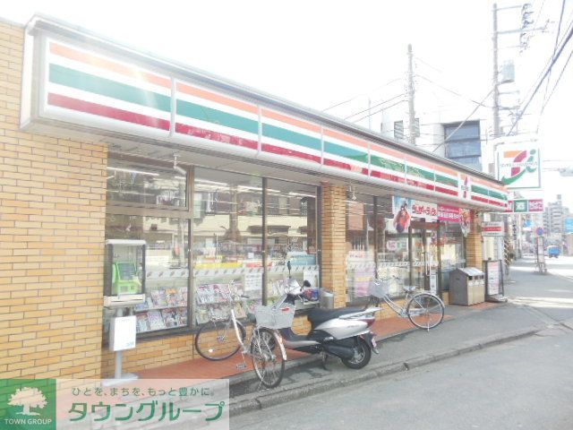 コンビニ　セブンイレブン川崎ガス橋通り店（コンビニ）まで400m
