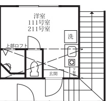 東京メトロ千代田線 綾瀬駅 徒歩5分 2階建 築11年の間取り写真