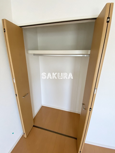 収納　お荷物の多い方でも安心のクローゼット付き♪