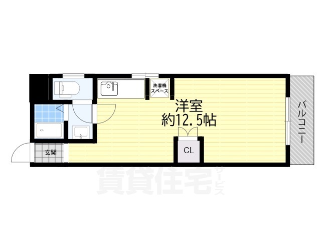 ＪＲ東海道本線 千里丘駅 徒歩23分 4階建 築41年の間取り写真