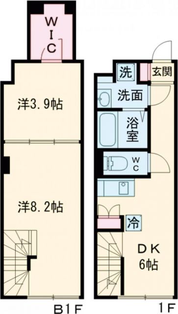 ヴィスタ阿佐ヶ谷.Sの間取り写真